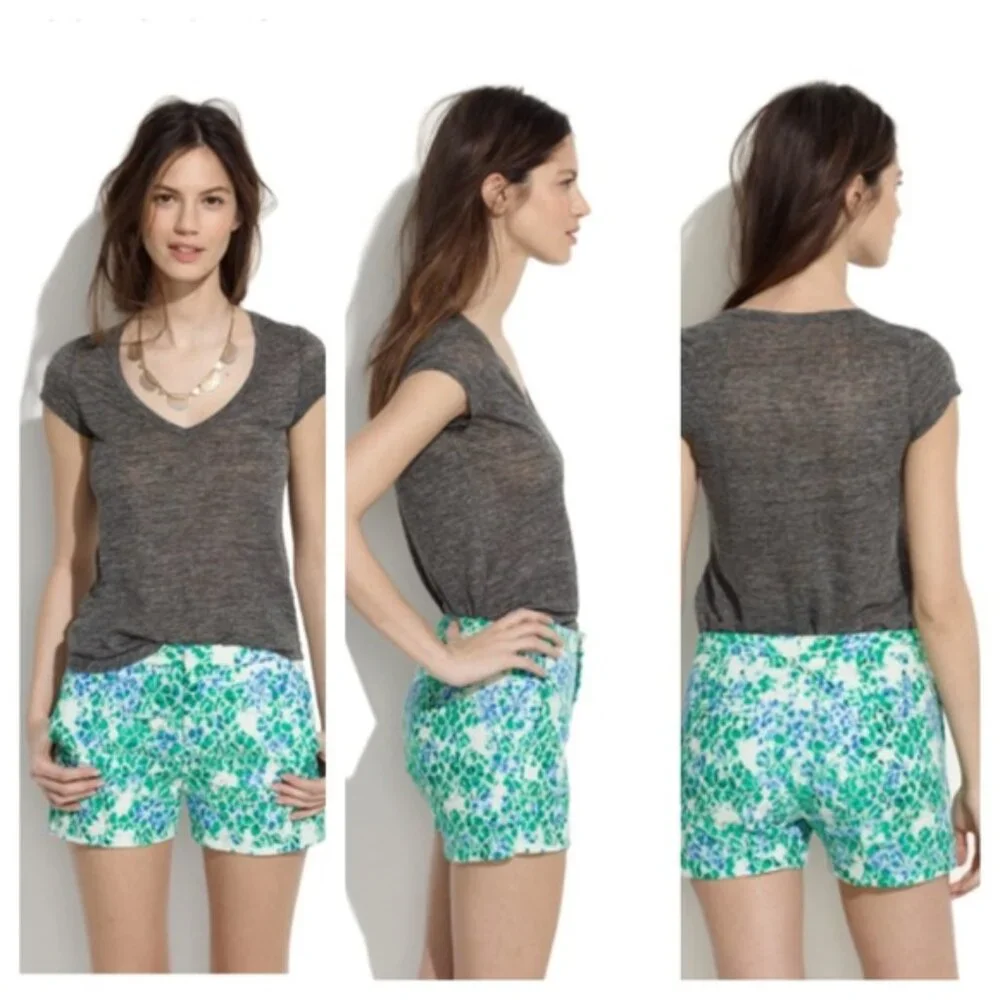 Madewel Lacebloom Lace Overlay Floral Shorts Size 6